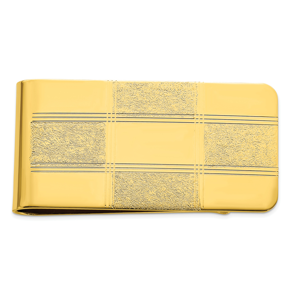 Gold-plated Kelly Waters Four Square Engraveable...